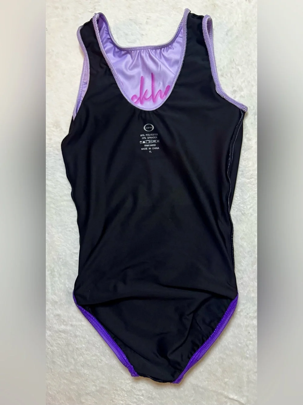 Youth Large Gradient Purple Zone Gymnastics Leotard